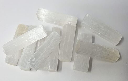 New Age Imports, Inc.® ~ Premium Quality Selenite Sticks 2-3" Size -1 LB. Great for Wicca, Reiki, Healing, Metaphysical, Chakra, Positive Energy, Meditation, Protection, Decoration or Gift (2-3") in Kuwait