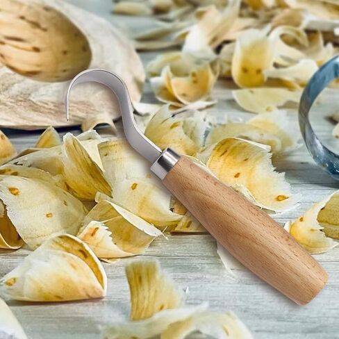 Wood Hook Knife Carving Tool for Carving Spoons Bowls Cups Crooked for Professional Spoon Carvers and Beginners in Saudi Arabia