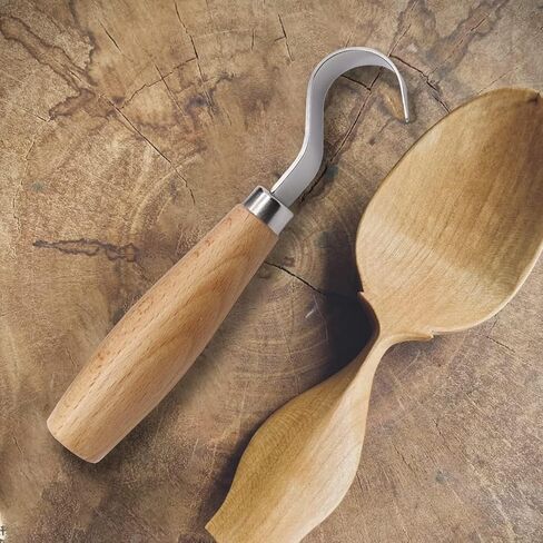 Wood Hook Knife Carving Tool for Carving Spoons Bowls Cups Crooked for Professional Spoon Carvers and Beginners in Saudi Arabia