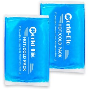 Large Gel Ice Packs for Injuries Reusable Hot Cold Pack Compress for Pain Relief, Rehabilitation, Comfort Ice Gel Pack Flexible Therapy on Neck, Arm, Knee, Leg, Shoulder, Elbow, Wrist - 2 Pack Blue in Saudi Arabia
