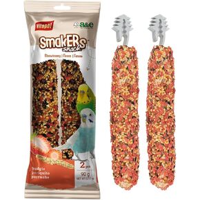 Vitapol Smakers 3-in-1 Treat Sticks for Parakeets, Egg Honey Fruit, 3 Pk in Kuwait