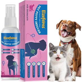 Dog Potty Training Spray,Go Here Potty Training Indoor & Outdoor,Dog Pee Attractant Spray,Training & Behavior Aids For Dogs Cats to Pee in One Spot,Prevent Your Pet from Soiling The Carpet,120ML in Kuwait