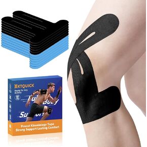KTQUICK Precut Kinesiology Tape for Knees,Knee Support Tape&Stability,12PCS in Kuwait