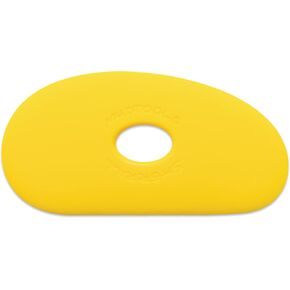 Mudtools Shape 1 Polymer Rib, Red Very Soft - Kidney Pottery Tool in Kuwait