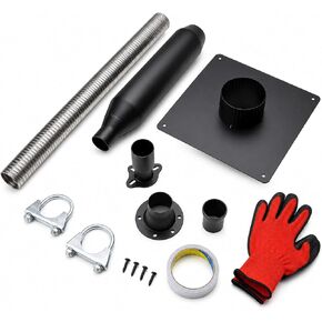Generator Exhaust Extension Silencer Kit with Three Universal Adapters in Kuwait