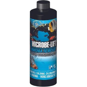 MICROBE-LIFT Ammonia Remover for Fish Tanks, Aquarium Water Conditioner for Freshwater and Saltwater, Ammonia Neutralizer and Detoxifier, Removes Chlorine and Chloramine, 16oz in Kuwait