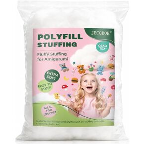 Jecqbor Polyfill Stuffing for Stuffed Animals, 7.05oz Soft Fiber Fill Stuffing in Kuwait