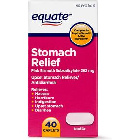 Equate Stomach Relief Caplets 40ct in Saudi Arabia