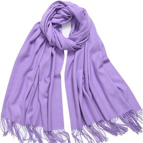 Womens Scarfs Large Soft Cashmere Feel Pashmina Scarves Shawls and Wraps for Evening Dress in Solid Colors in Saudi Arabia