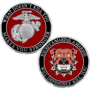 USMC Core Values Coin- Marine Corps Challenge Coin – Certified Disabled USMC Veteran Owned Small Business in Kuwait