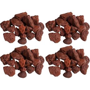 About 30 PackAquarium Red Lava Rock Fish Tank Volcanic Pumice Stones for Shrimp Betta(1''-1.2'') in Kuwait