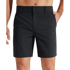 Libin Mens Golf Shorts 7"/9" Work Dress Shorts Casual Flat Front Hybrid Short Lightweight Quick Dry Water Resistant in Saudi Arabia