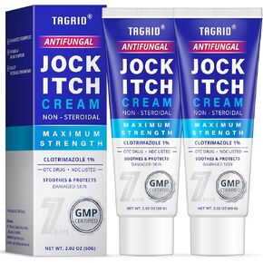 TAGRID Jock Itch Cream, Jock Itch, Tinea Cruris, Jock Itch Cream Extra Strength for Men & Women, Tinea Corporis, Itch Cream - Powerful & Fast - 60g in Saudi Arabia