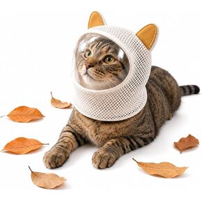 Cat Muzzle for Grooming Nail Trimming Breathable Mesh Cat Mask in Kuwait