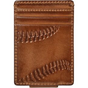 HoJ Co. Baseball Front Pocket Wallet | Men's Money Clip Wallet | Strong Magnetic Clip | Slim Wallet With Money Clip in Kuwait