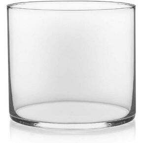 6" Tall x 3.5" Wide - Cylinder Glass Vase and Flower Guide Booklet -for Weddings, Events, Decorating, Arrangements, Flowers, Office, or Home Decor. in Saudi Arabia
