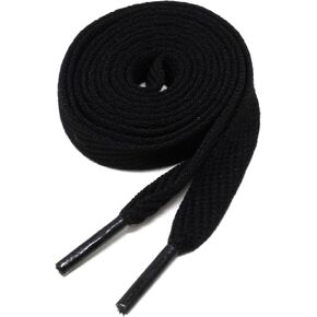 Skateboard Style Flat Shoelaces 1/2" Wide For All Shoes - 45" and 54" Length Shoe Strings in Saudi Arabia