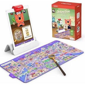 Osmo - Detective Agency + Base for iPad Bundle - Ages 5-12 - Solve Global Mysteries - STEM Toy in Kuwait