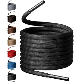 Birch 3/32"(2.4 mm) Thin Premium Round Waxed Cotton Dress Shoelaces in Saudi Arabia