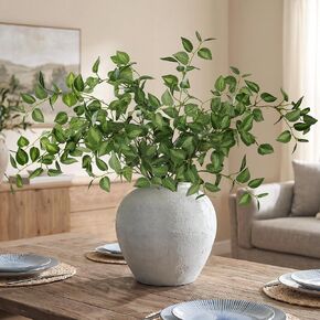 Sggvecsy Artificial Fall Maple Leaves Branches Autumn Fake Shrubs Silk Maple Leaf Bushes Autumn Faux Plants Fall Leaves Stem for Indoor Outdoor Home Table Centerpieces Thanksgiving Decoration, 4 Pcs in Kuwait