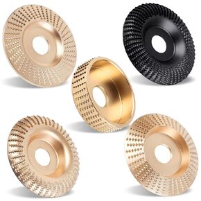 Baorder 5PCS Angle Grinder Wood Carving Disc Set,Stump Grinder Tool in Kuwait