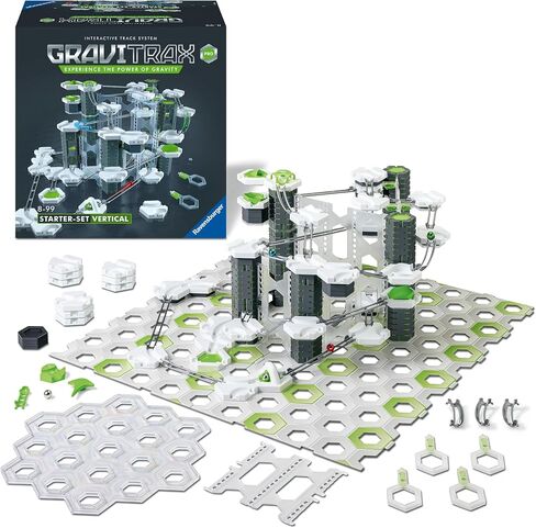 Ravensburger GraviTrax PRO Starter Set - Gravity & Magnetic Marble Game - MESH Accredited STEM Toy for Kids - Brain-Building, Educational Gift - Engages Critical Thinking, Problem Solving - Ages 8+ in Saudi Arabia