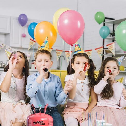 Helium Tank for Balloons At Home, 14.9 Cu Ft Helium Balloon Pump Kit with 50 Assorted Latex Balloons, White Curling Ribbon and Wholesalehome Balloon Tie Tool in Saudi Arabia