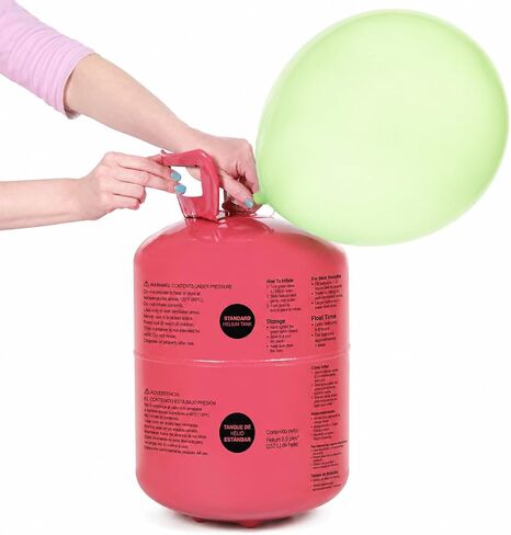 Helium Tank for Balloons At Home, 14.9 Cu Ft Helium Balloon Pump Kit with 50 Assorted Latex Balloons, White Curling Ribbon and Wholesalehome Balloon Tie Tool in Saudi Arabia