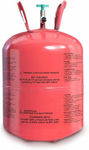 Helium Tank for Balloons At Home, 14.9 Cu Ft Helium Balloon Pump Kit with 50 Assorted Latex Balloons, White Curling Ribbon and Wholesalehome Balloon Tie Tool in Saudi Arabia