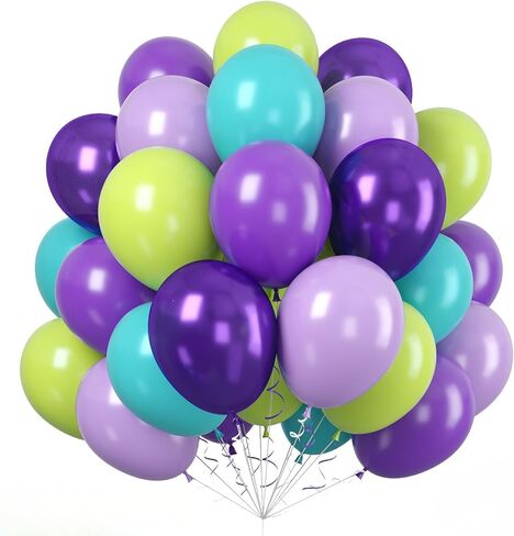 60PC Rainbow Balloons, Colorful Balloon for Birthday Party Decorations in Saudi Arabia