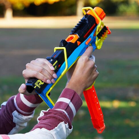 Nerf Rival Mirage XXIV-800 Blaster, 10 Nerf Rival Accu-Rounds, 2 Ways to Load, 8 Round Removable Magazine, Pump Action Priming, Gifts for Teens in Saudi Arabia