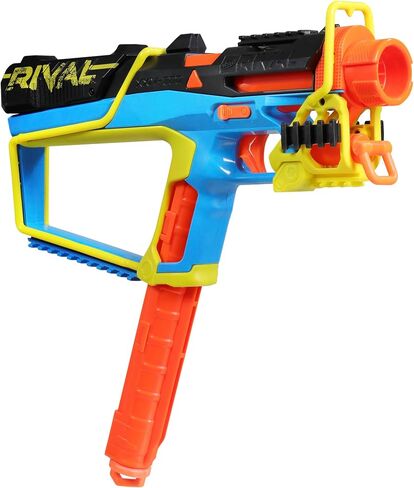 Nerf Rival Mirage XXIV-800 Blaster, 10 Nerf Rival Accu-Rounds, 2 Ways to Load, 8 Round Removable Magazine, Pump Action Priming, Gifts for Teens in Saudi Arabia