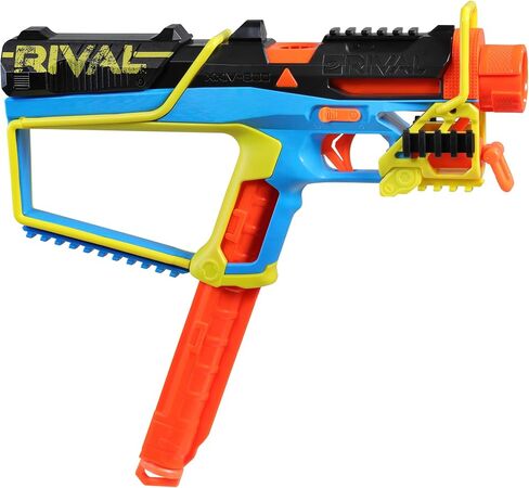 Nerf Rival Mirage XXIV-800 Blaster, 10 Nerf Rival Accu-Rounds, 2 Ways to Load, 8 Round Removable Magazine, Pump Action Priming, Gifts for Teens in Saudi Arabia