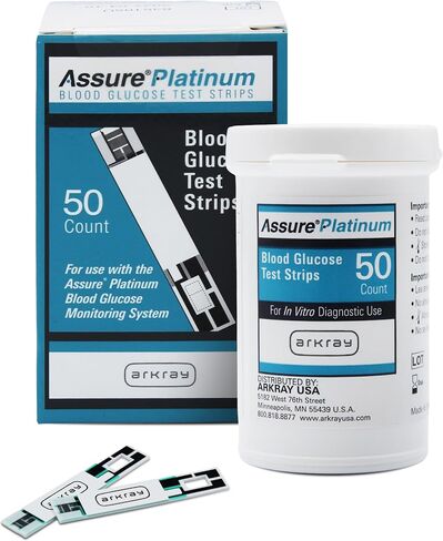 Assure Platinum Glucose Test Strips for Meter 50ct in Kuwait