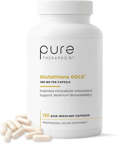S-Acetyl Glutathione GOLD - 60 DRcaps "Acid-Resistant" | 200mg Per Capsule | Patented Acetylated Form of Glutathione (Emothion®) | 2 Month Supply | ZERO Fillers / Flow Agents | Pharmaceutical Grade in Kuwait