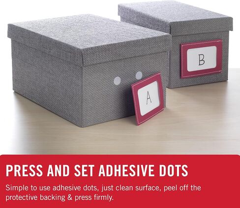 VELCRO Brand Sticky Back Dots with Adhesive, 5/8 in, White, 75 Pack in Kuwait