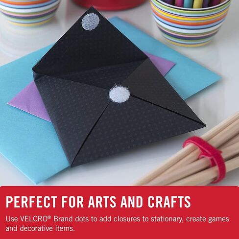 VELCRO Brand Sticky Back Dots with Adhesive, 5/8 in, White, 75 Pack in Kuwait