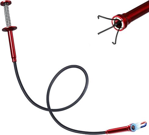 Flexible Grabber Tool, Magnetic 4-Claw Gripper (24", Red) in Saudi Arabia