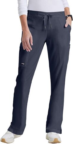 BARCO Grey's Anatomy Scrubs - Mia Scrub Pant for Women, Elastic Back Waist, Mid-Rise Shaped Leg Women's Scrub Pant in Kuwait