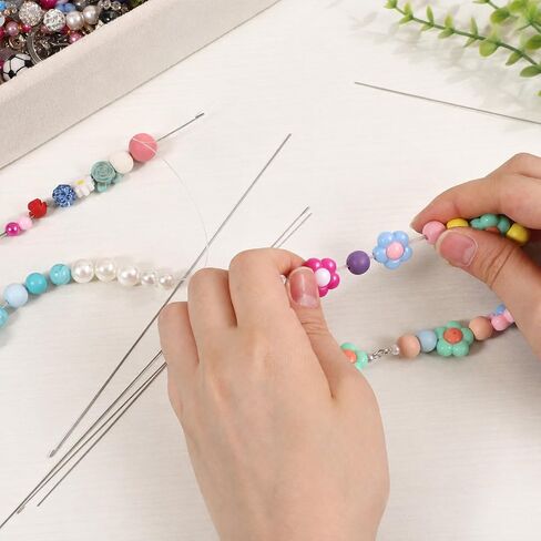 SULIKJHUI 10 Pcs Bead Threader for Jewelry Making, Bead Spinner-Needle in Kuwait