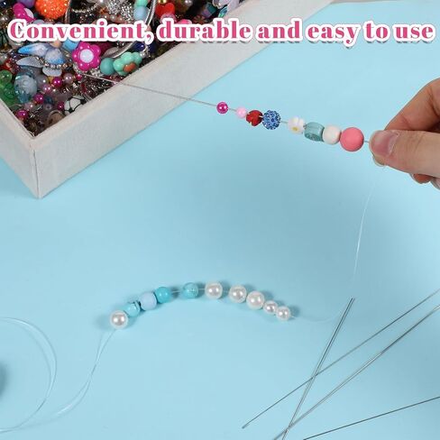 SULIKJHUI 10 Pcs Bead Threader for Jewelry Making, Bead Spinner-Needle in Kuwait