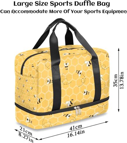 Halloween Goth Bat Sports Gym Bag with Shoes Compartment,Black and White Travel Duffel Bag for Men Women Boys Girls Teens Overnight Weekend Yoga Workout Bag Training Handbag in Kuwait