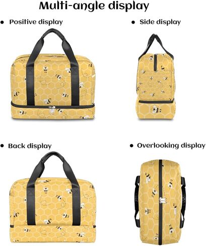 Halloween Goth Bat Sports Gym Bag with Shoes Compartment,Black and White Travel Duffel Bag for Men Women Boys Girls Teens Overnight Weekend Yoga Workout Bag Training Handbag in Kuwait
