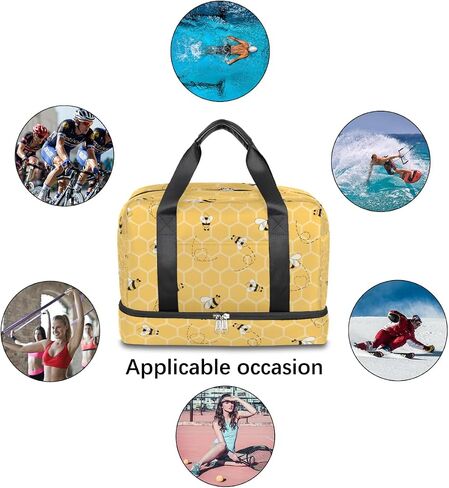 Halloween Goth Bat Sports Gym Bag with Shoes Compartment,Black and White Travel Duffel Bag for Men Women Boys Girls Teens Overnight Weekend Yoga Workout Bag Training Handbag in Kuwait