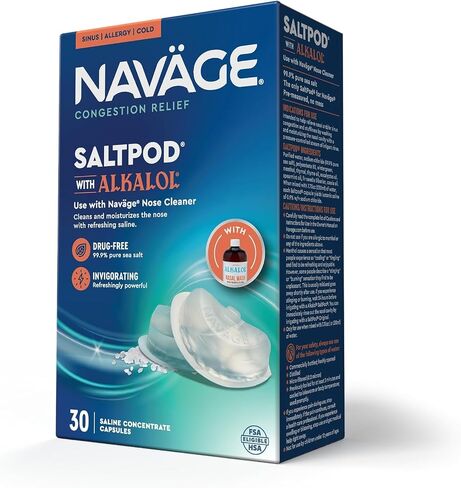Navage SaltPod Bundle: 3 SaltPod 30-Packs (90 SaltPods) 44.85 if Purchased Separately in Kuwait