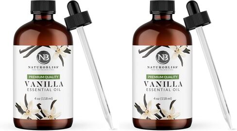 NaturoBliss 100% Pure Basil Essential Oil Therapeutic Grade Premium Quality (4 fl. oz) with Glass Dropper, Perfect for Aromatherapy in Kuwait