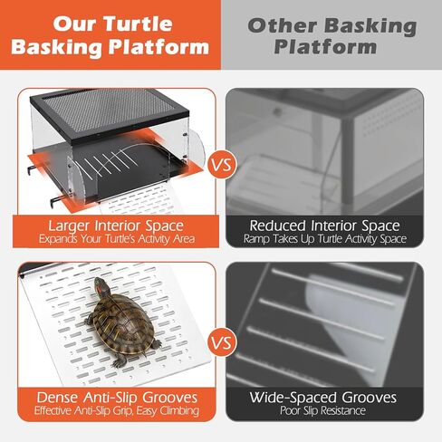 AZV XLarge Turtle Basking Platform for 18-24'' Wide Aquariums 75/90/100 Gal in Kuwait