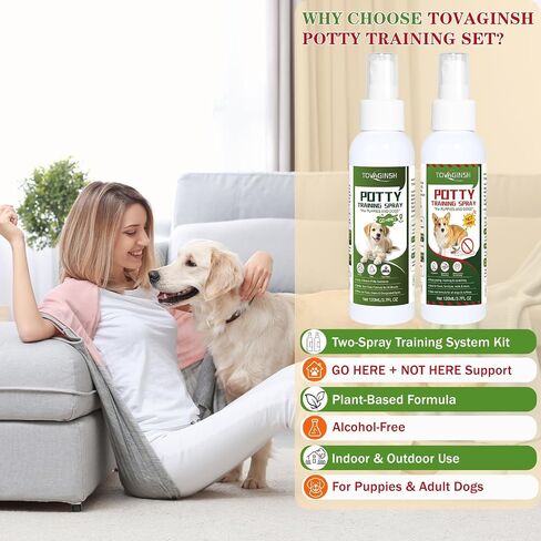 2Pack Potty Training Spray for Dogs, Go Here Training Spray + Not Here Spray for Puppies in Saudi Arabia
