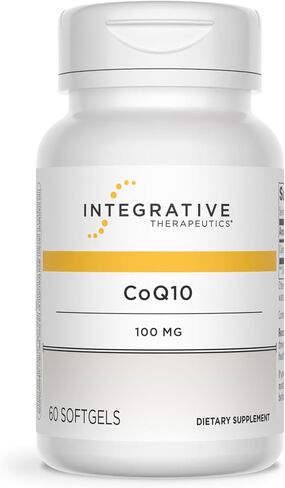 العلاجات التكاملية - مكمل CoQ10 (100 مجم) الإنزيم المساعد Q10 (يوبيكوينون) - يدعم صحة القلب والأوعية الدموية والدماغ* - 60 كبسولة هلامية in Kuwait