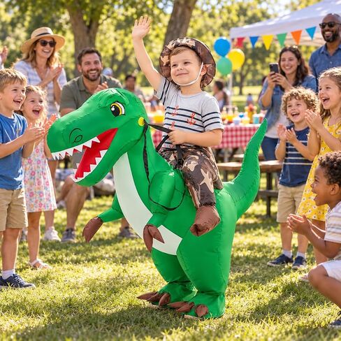 GOOSH Inflatable Dinosaur Costume for Kids Halloween Costumes Boys in Kuwait